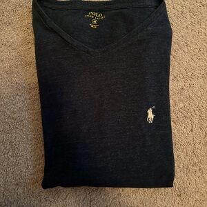 Men’s Ralph Lauren long sleeve t shirt, dark navy blue  size M